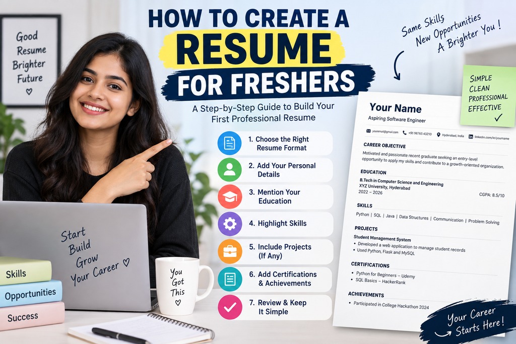 resume for freshers